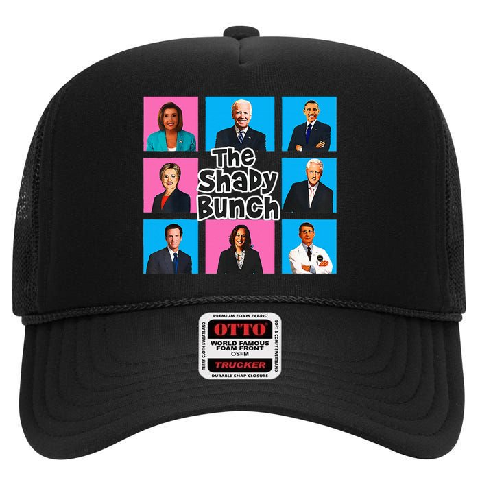 Funny The Shady Bunch 2024 High Crown Mesh Back Trucker Hat