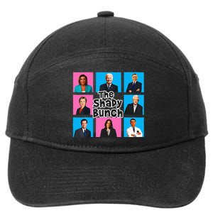 Funny The Shady Bunch 2024 7-Panel Snapback Hat