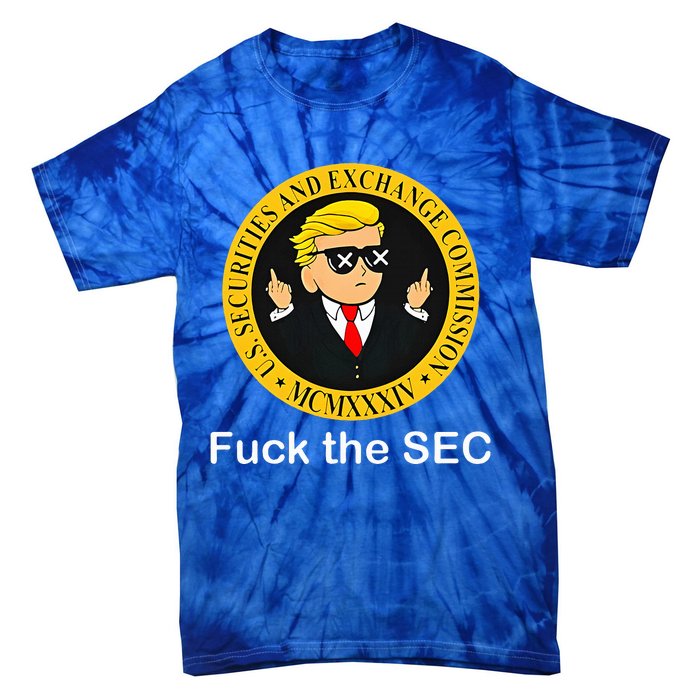 Fuck The Sec Mcmxxxiv Us Securities And Exchange Commission Tie-Dye T-Shirt