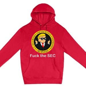 Fuck The Sec Mcmxxxiv Us Securities And Exchange Commission Premium Pullover Hoodie