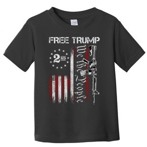 Free Trump Supporter Pro Trump We The People American Flag Toddler T-Shirt