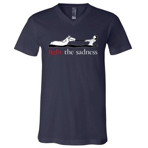 Fight The Sadness V-Neck T-Shirt