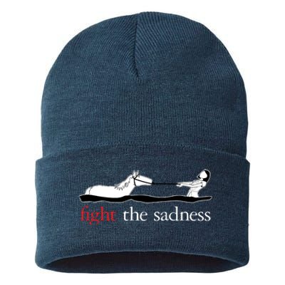 Fight The Sadness Sustainable Knit Beanie