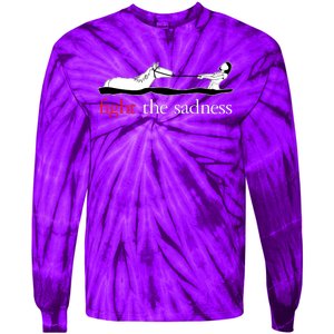 Fight The Sadness Tie-Dye Long Sleeve Shirt