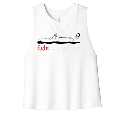 Fight The Sadness Women's Racerback Cropped Tank