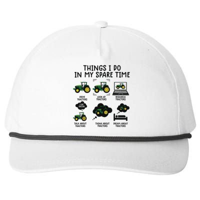 Funny Tractor Shirts Farming Shirts For Kids Farmer Snapback Five-Panel Rope Hat