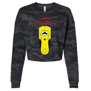 Found The Stud Funny Cropped Pullover Crew