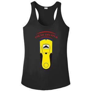 Found The Stud Funny Ladies PosiCharge Competitor Racerback Tank