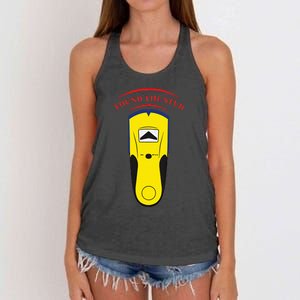 Found The Stud Funny Women's Knotted Racerback Tank