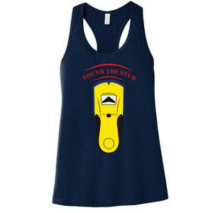 Found The Stud Funny Women's Racerback Tank