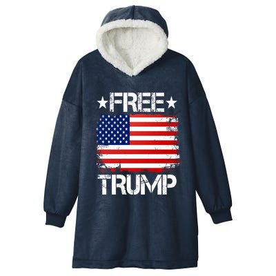 Free Trump Supporters Pro Trump Republican Hooded Wearable Blanket