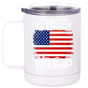 Free Trump Supporters Pro Trump Republican 12 oz Stainless Steel Tumbler Cup