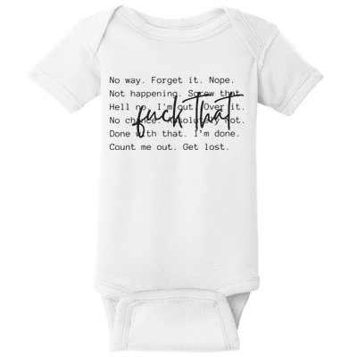 Fuck That Sarcastic Saying Funny Baby Bodysuit
