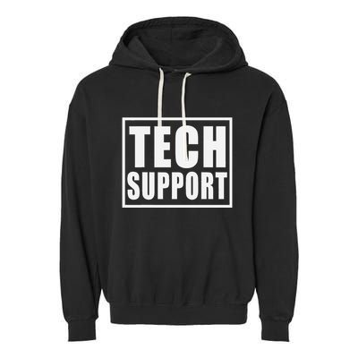 Funny Tech Support .Png Garment-Dyed Fleece Hoodie