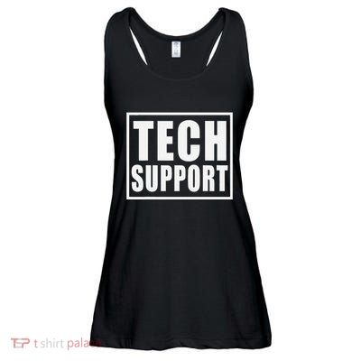 Funny Tech Support .Png Ladies Essential Flowy Tank