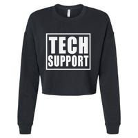 Funny Tech Support .Png Cropped Pullover Crew
