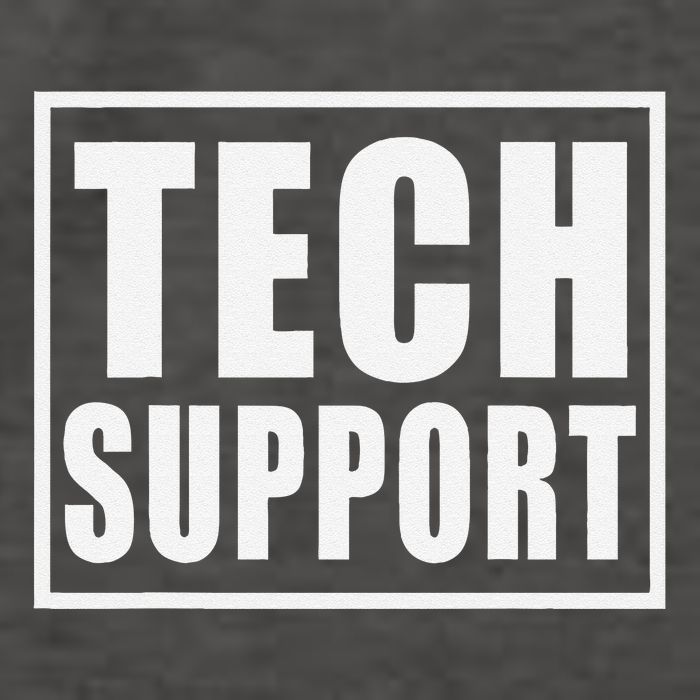 Funny Tech Support .Png Vector Backpack