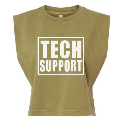 Funny Tech Support .Png Garment-Dyed Women's Muscle Tee