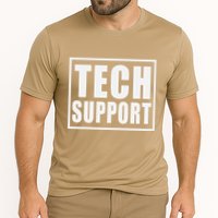 Funny Tech Support .Png Performance Shirt