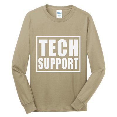 Funny Tech Support .Png Tall Long Sleeve T-Shirt