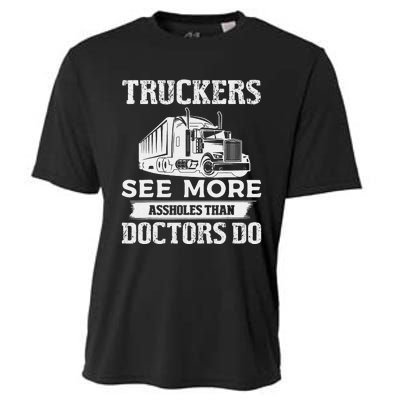 Funny Truckers See More Funny Truck Driver Gifts for Trucking Dads Cooling Performance Crew T-Shirt