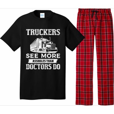 Funny Truckers See More Funny Truck Driver Gifts for Trucking Dads Pajama Set