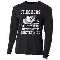 Funny Truckers See More Funny Truck Driver Gifts for Trucking Dads Cooling Performance Long Sleeve Crew