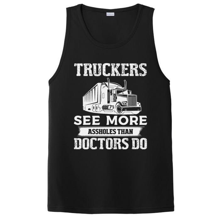 Funny Truckers See More Funny Truck Driver Gifts for Trucking Dads PosiCharge Competitor Tank