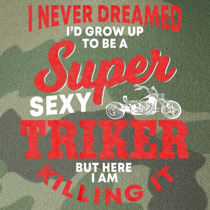 Funny Triker Saying Trike Motorcycle Lover Design Legacy Tie Dye Trucker Hat