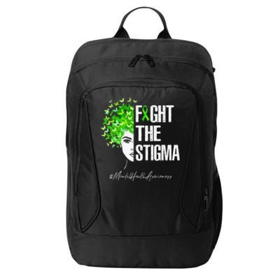 Fight The Stigma Mental Health Awareness Gift City Backpack