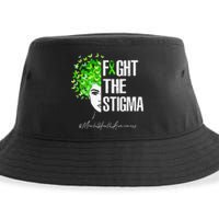 Fight The Stigma Mental Health Awareness Gift Sustainable Bucket Hat