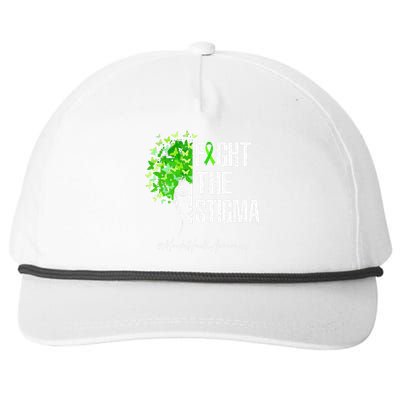 Fight The Stigma Mental Health Awareness Gift Snapback Five-Panel Rope Hat