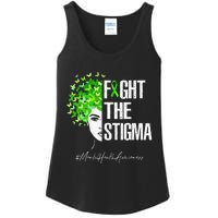 Fight The Stigma Mental Health Awareness Gift Ladies Essential Tank