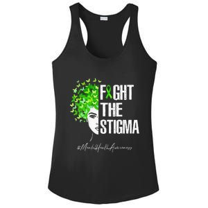 Fight The Stigma Mental Health Awareness Gift Ladies PosiCharge Competitor Racerback Tank