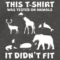 Funny This Shirt Was Tested On Animals It Didn't Fit Vector Backpack