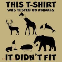 Funny This Shirt Was Tested On Animals It Didn't Fit Performance Shirt