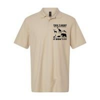 Funny This Shirt Was Tested On Animals It Didn't Fit Softstyle Adult Sport Polo