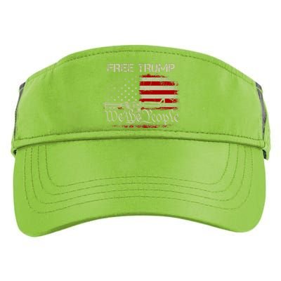 Free Trump Supporter Pro Trump We The People American Flag Adult Drive Performance Visor