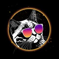 Funny Total Solar Eclipse April 8 2024 Sunglasses Cat Mug