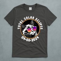 Funny Total Solar Eclipse April 8 2024 Sunglasses Cat T-Shirt