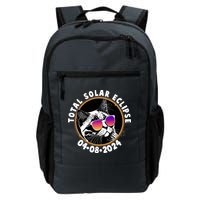 Funny Total Solar Eclipse April 8 2024 Sunglasses Cat Backpack