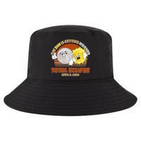 Funny Total Solar Eclipse The Sun Is Getting Mooned April 8 2024 Cool Comfort Performance Bucket Hat
