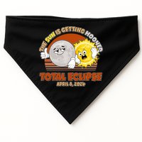 Funny Total Solar Eclipse The Sun Is Getting Mooned April 8 2024 USA-Made Doggie Bandana