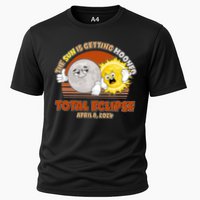 Funny Total Solar Eclipse The Sun Is Getting Mooned April 8 2024 Performance Shirt
