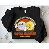 Funny Total Solar Eclipse The Sun Is Getting Mooned April 8 2024 Sweatshirt