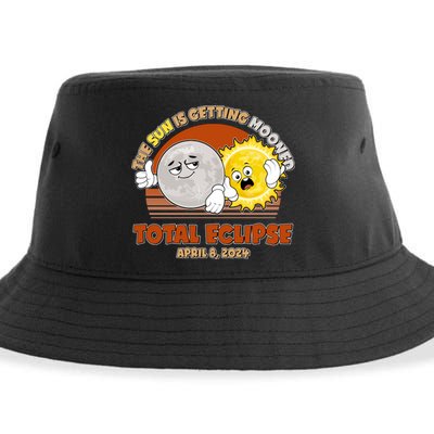 Funny Total Solar Eclipse The Sun Is Getting Mooned April 8 2024 Sustainable Bucket Hat