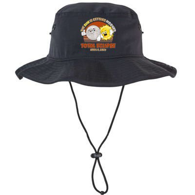 Funny Total Solar Eclipse The Sun Is Getting Mooned April 8 2024 Bucket Hat