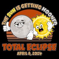 Funny Total Solar Eclipse The Sun Is Getting Mooned April 8 2024 Coffee Mug