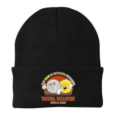 Funny Total Solar Eclipse The Sun Is Getting Mooned April 8 2024 Beanie