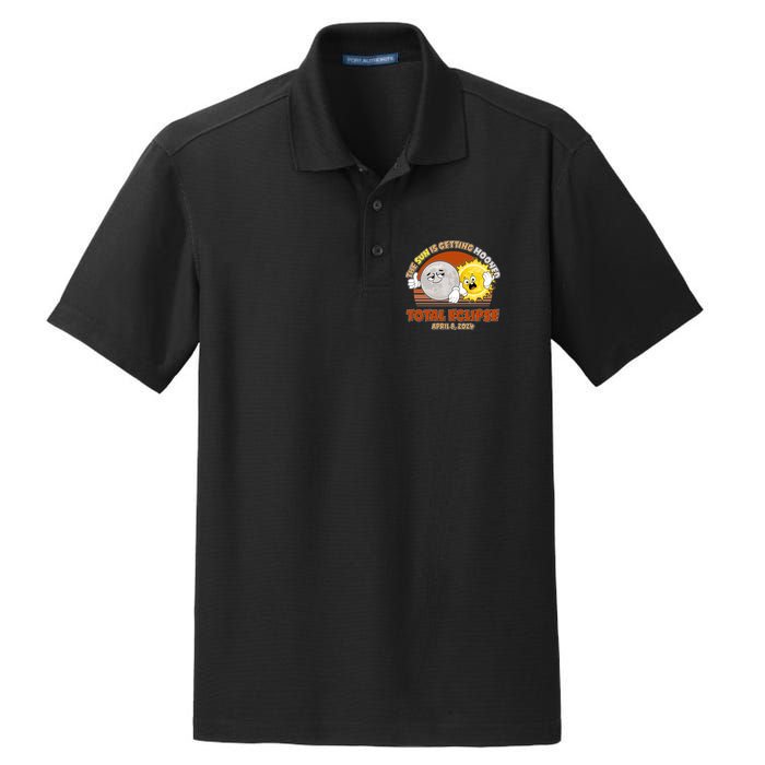 Funny Total Solar Eclipse The Sun Is Getting Mooned April 8 2024 Dry Zone Grid Polo
